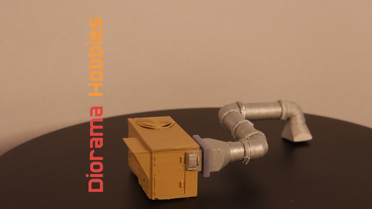 HVAC Kit 3 - Air Ducts & Air Conditioner HO Scale 1:87