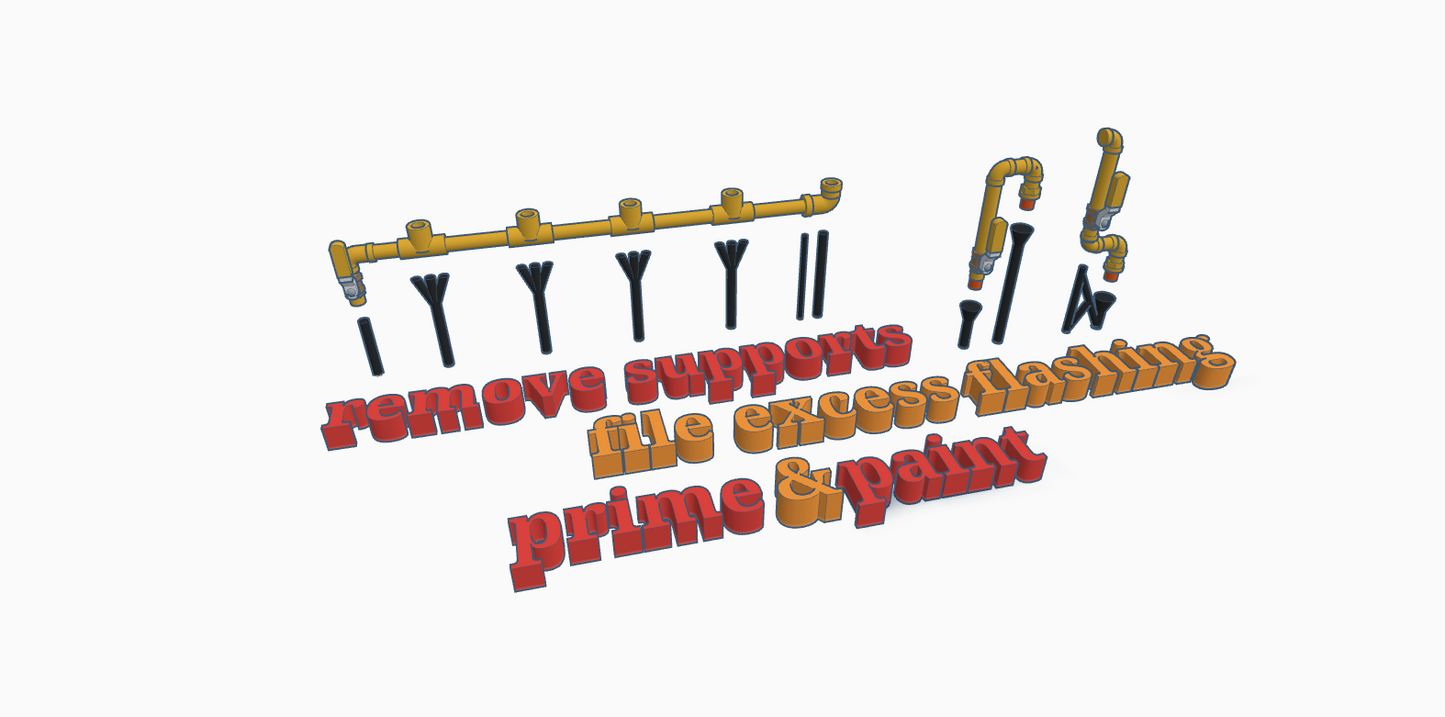 5 Gas Meters (2 pack) HO Scale