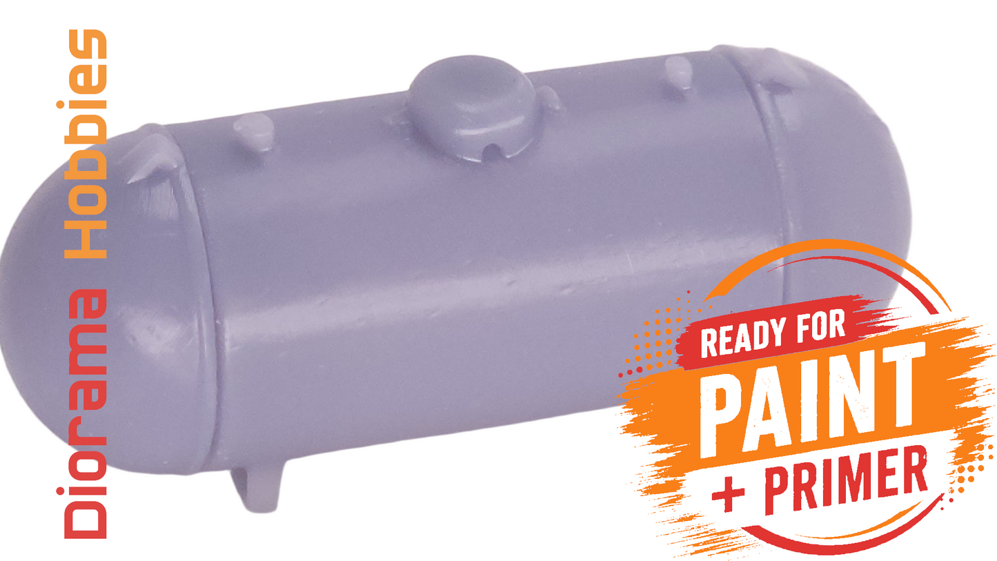 500 Gallon Propane Tank N, HO, S and O Scales