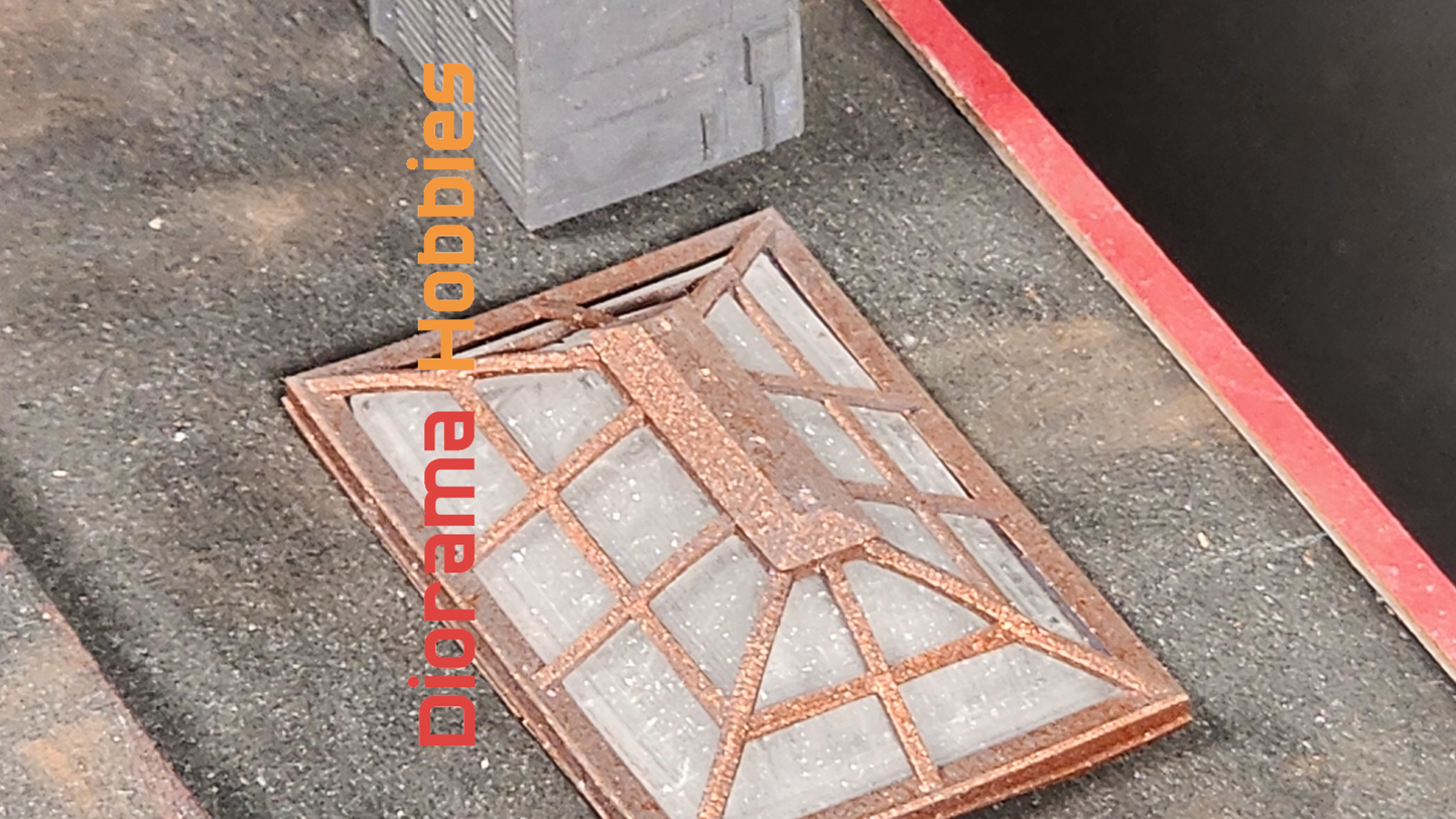 Skylights for Buildings (4 pack) HO Scale 1:87