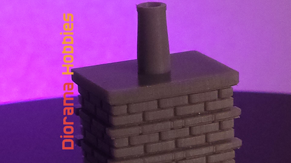Clay Pot Chimney Single Stack - HO, S and O Scales