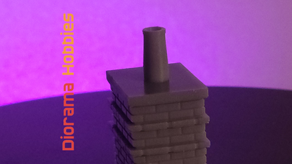 Clay Pot Chimney Single Stack - HO, S and O Scales
