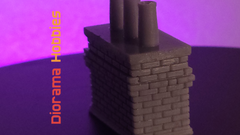 Clay Pot Chimney Triple Stack - HO, S and O Scales
