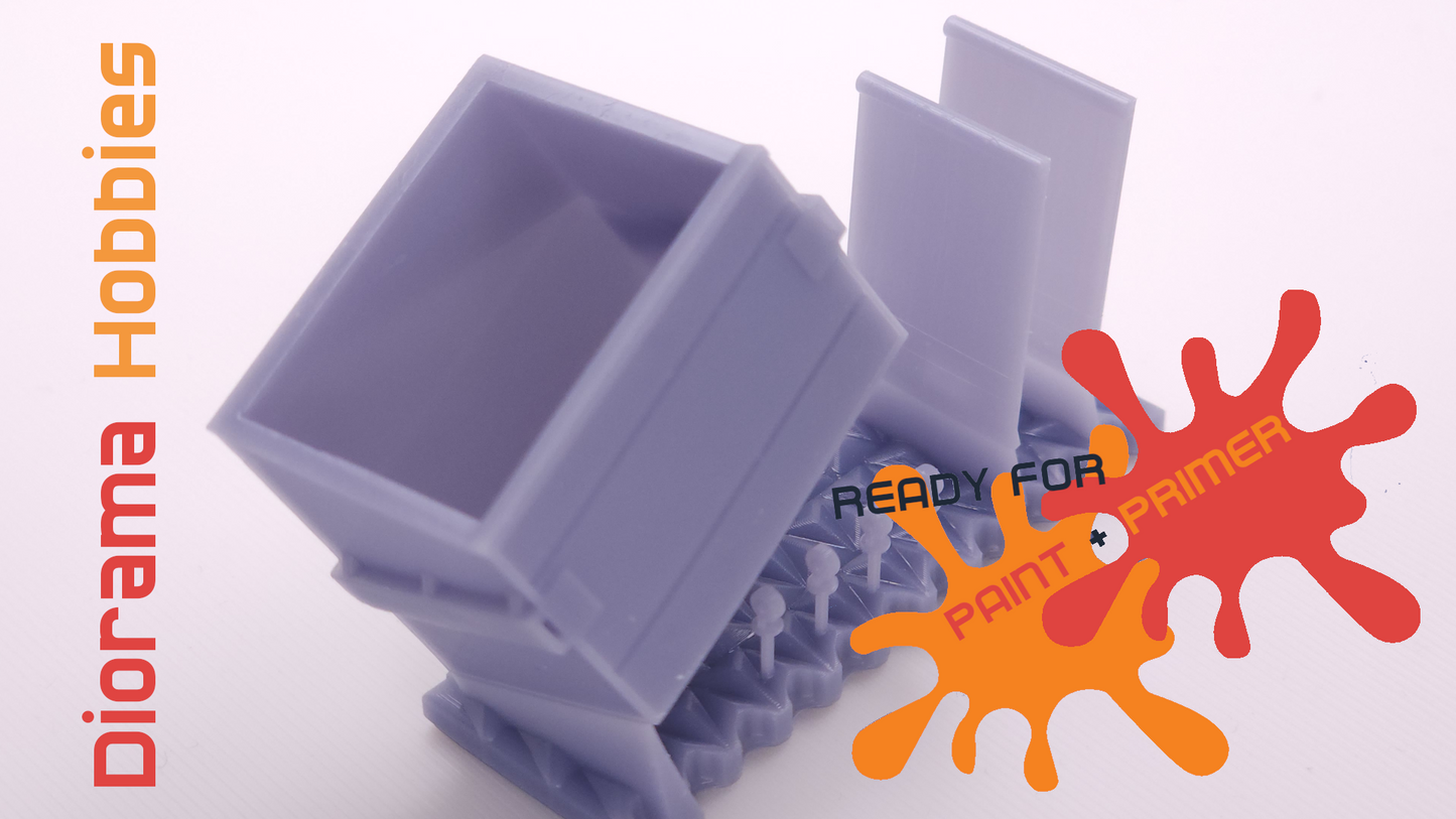 Dumpsters HO, N, S and O Scales