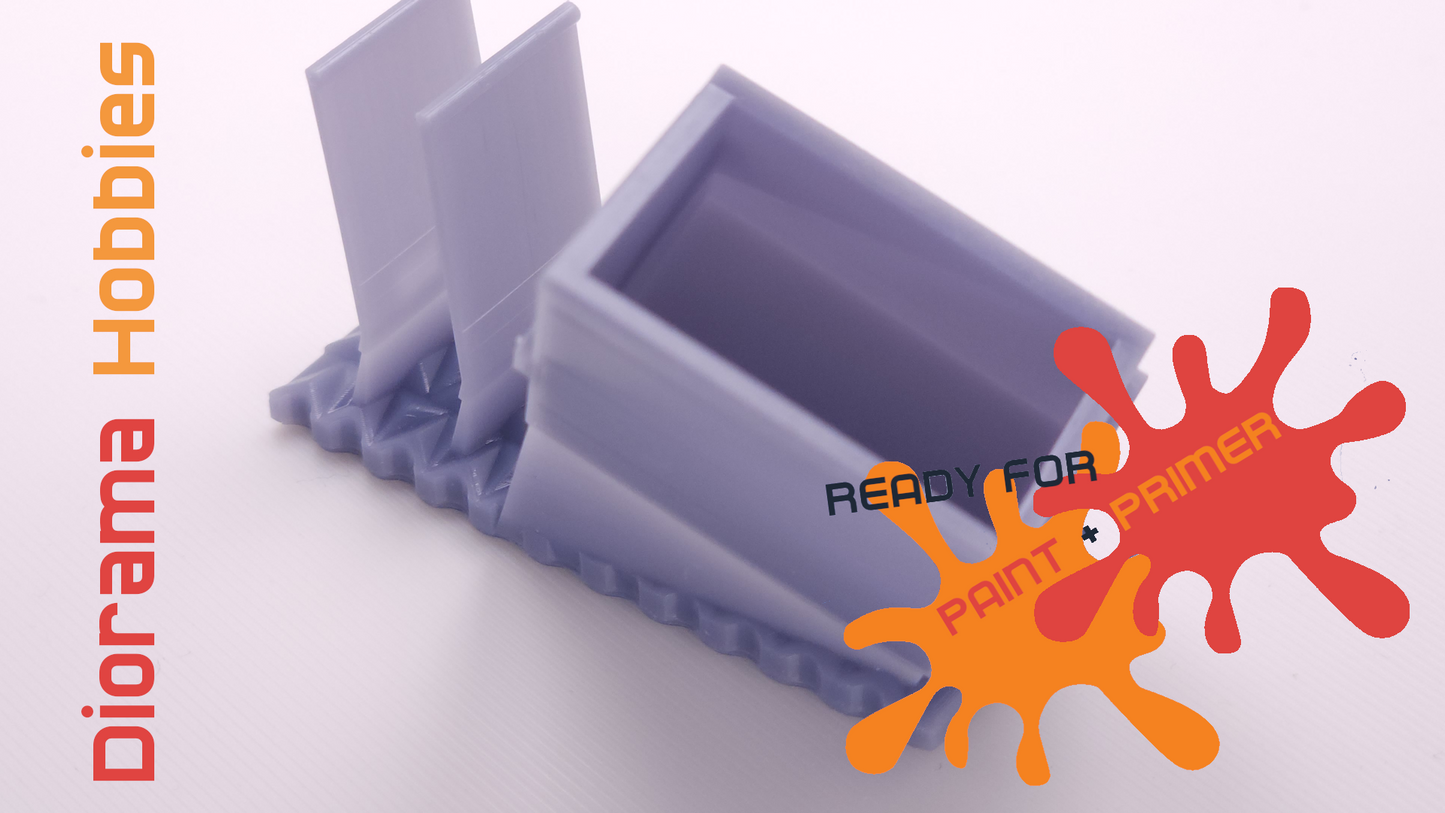 Dumpsters HO, N, S and O Scales