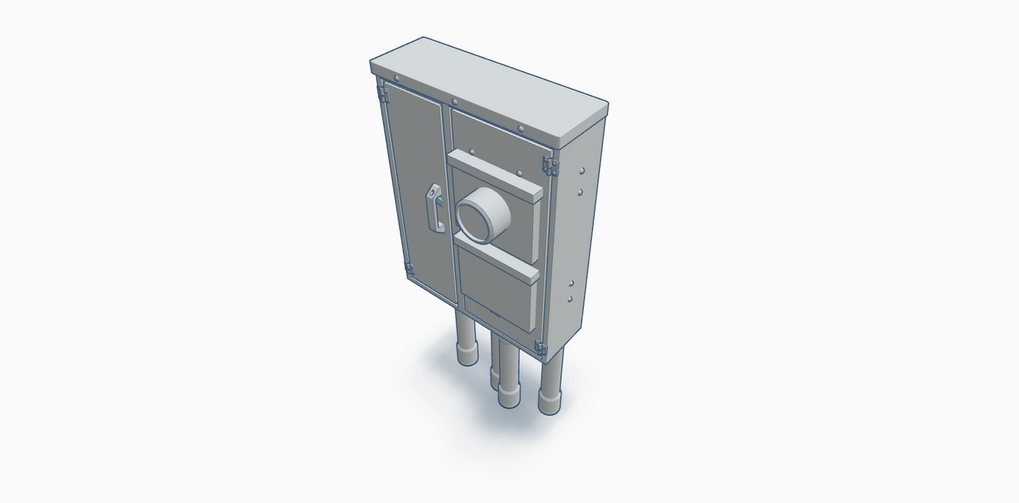 Electrical Meter Boxes (10 Pack) HO Scale