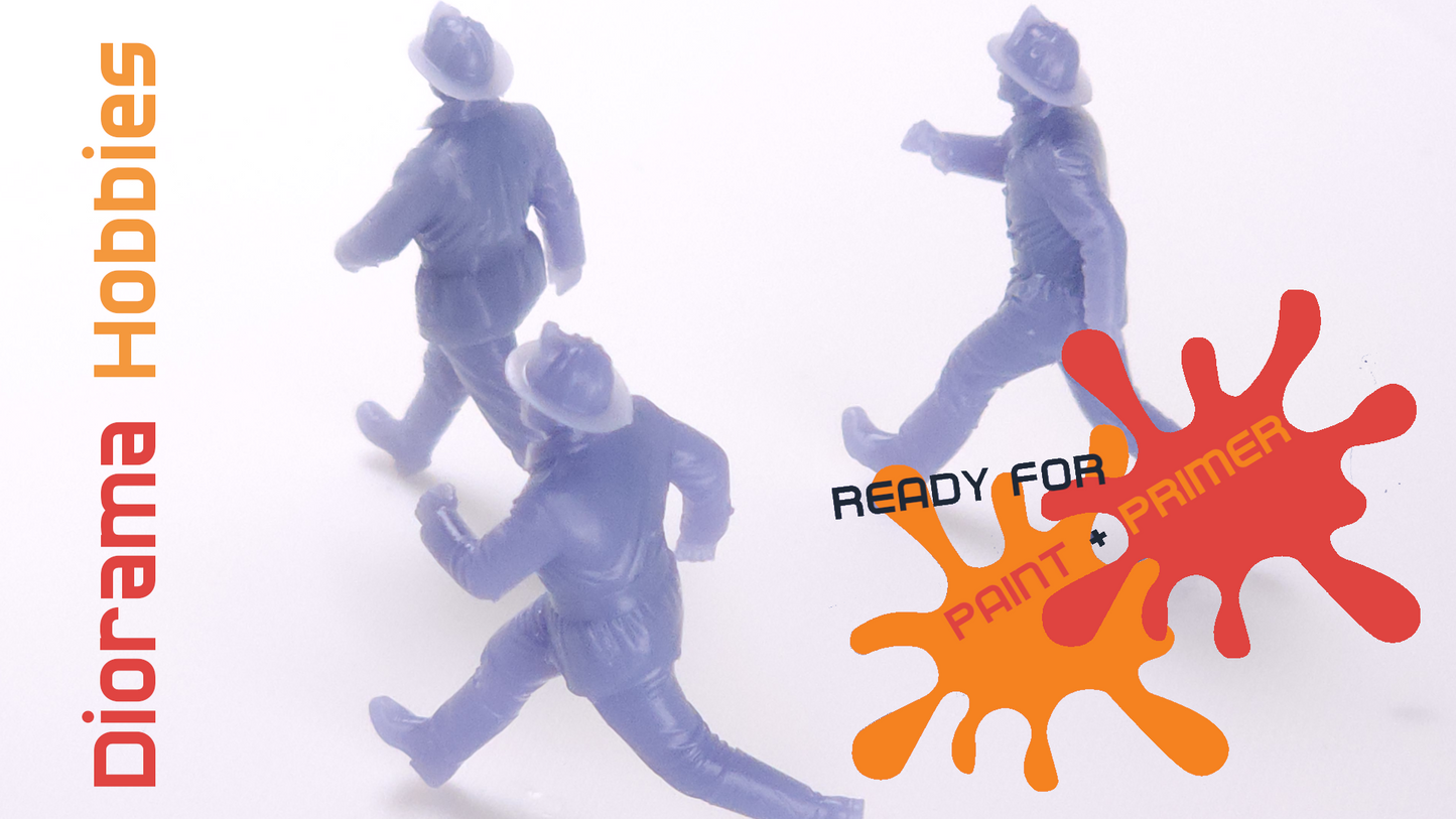 Figures - Firefighters Arriving on Scene [eras: 1910 - 1940] - HO, S and O Scales