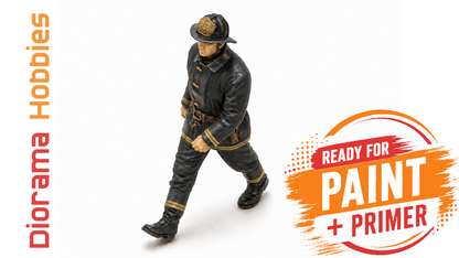 Figures - Firefighters Arriving on Scene [1910 - 1940] - HO, S and O Scales