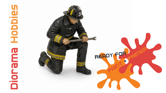Figure - Firefighter Opening Fire Hydrant [eras: 1910 - 1940] - N, HO, S and O Scales