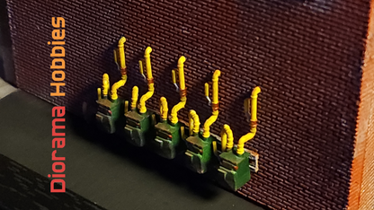 5 Gas Meters HO, S and O Scale