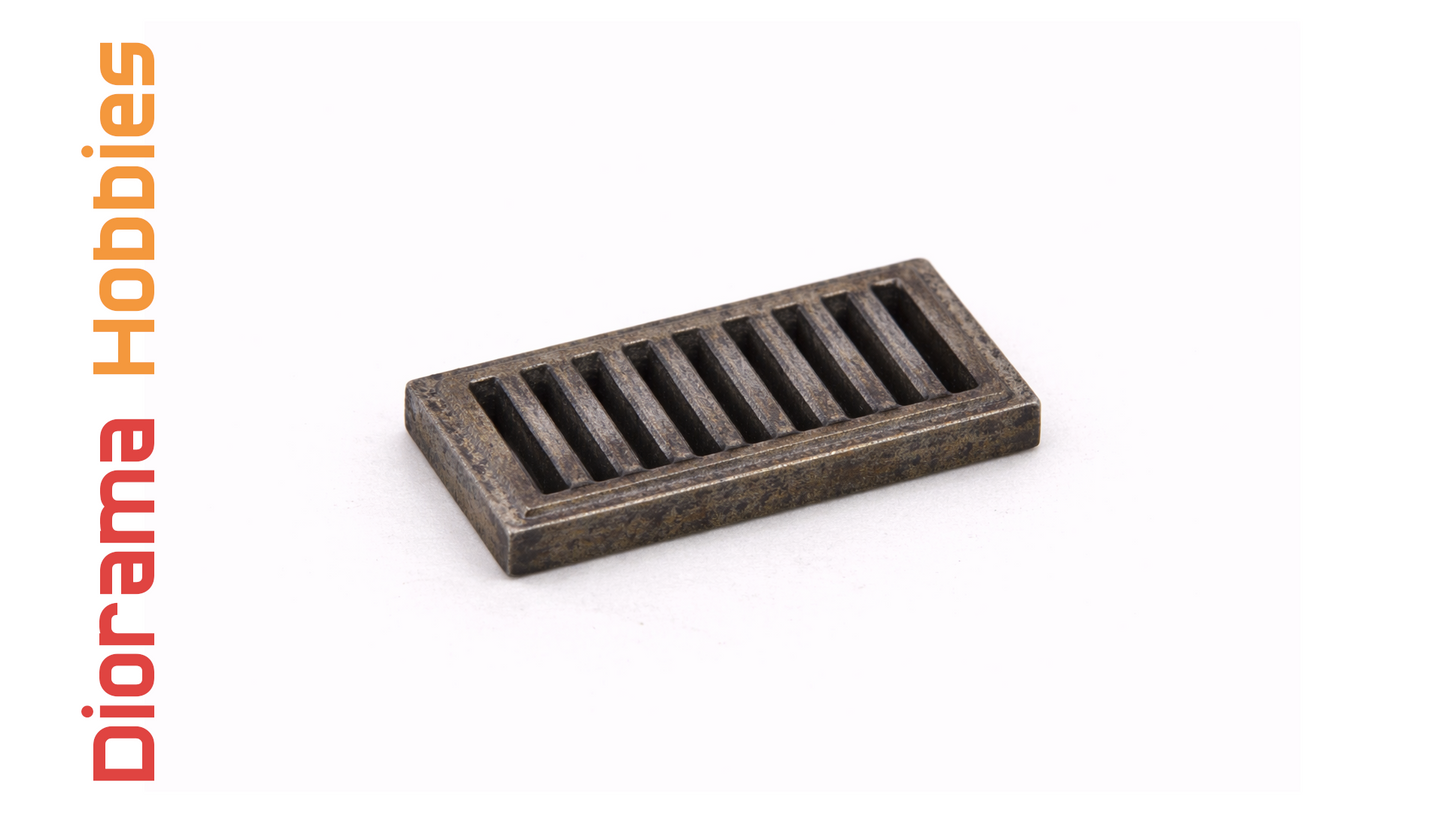 Storm Drain Grate - N, HO, S and O Scales