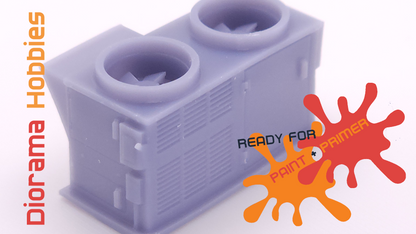 HVAC Kit 4 - Air Ducts & Air Conditioner HO Scale 1:87