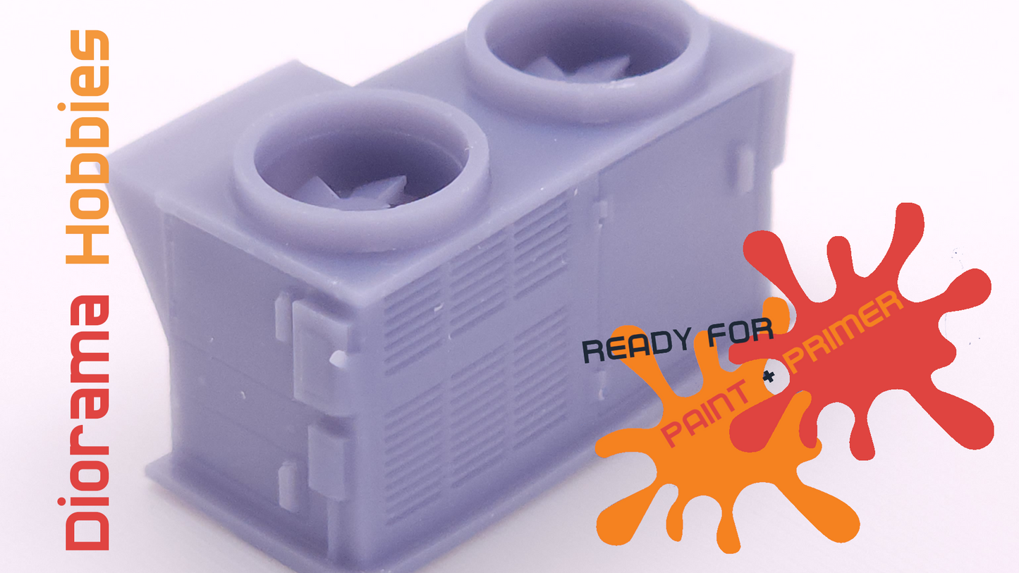 HVAC Kit 5 - Air Ducts & Air Conditioner HO Scale 1:87