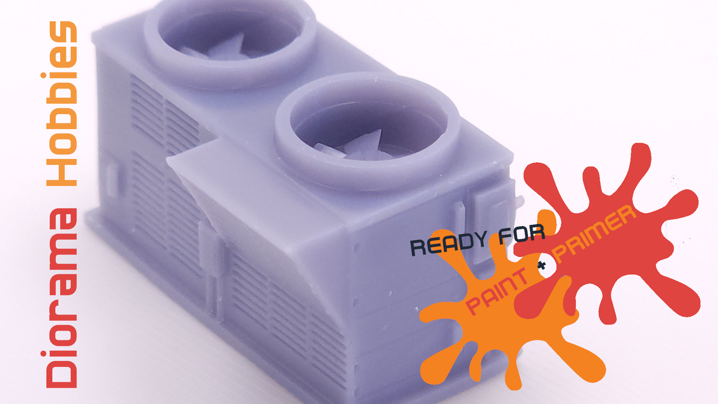 HVAC Kit 4 - Air Ducts & Air Conditioner HO Scale 1:87