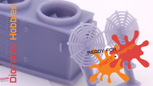 HVAC Kit 5 - Air Ducts & Air Conditioner HO Scale 1:87