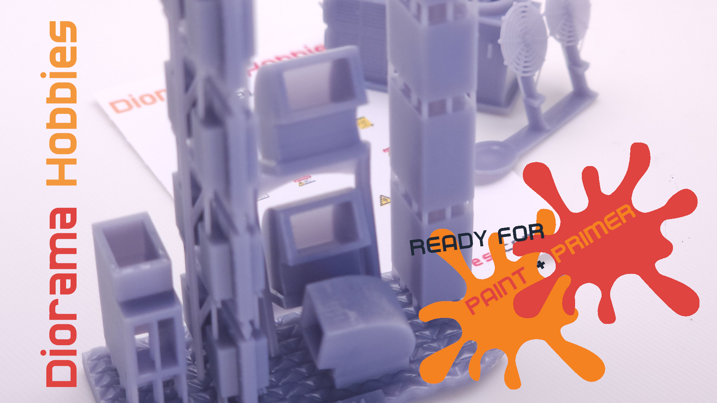 HVAC Kit 2 - Air Ducts & Air Conditioner HO Scale 1:87