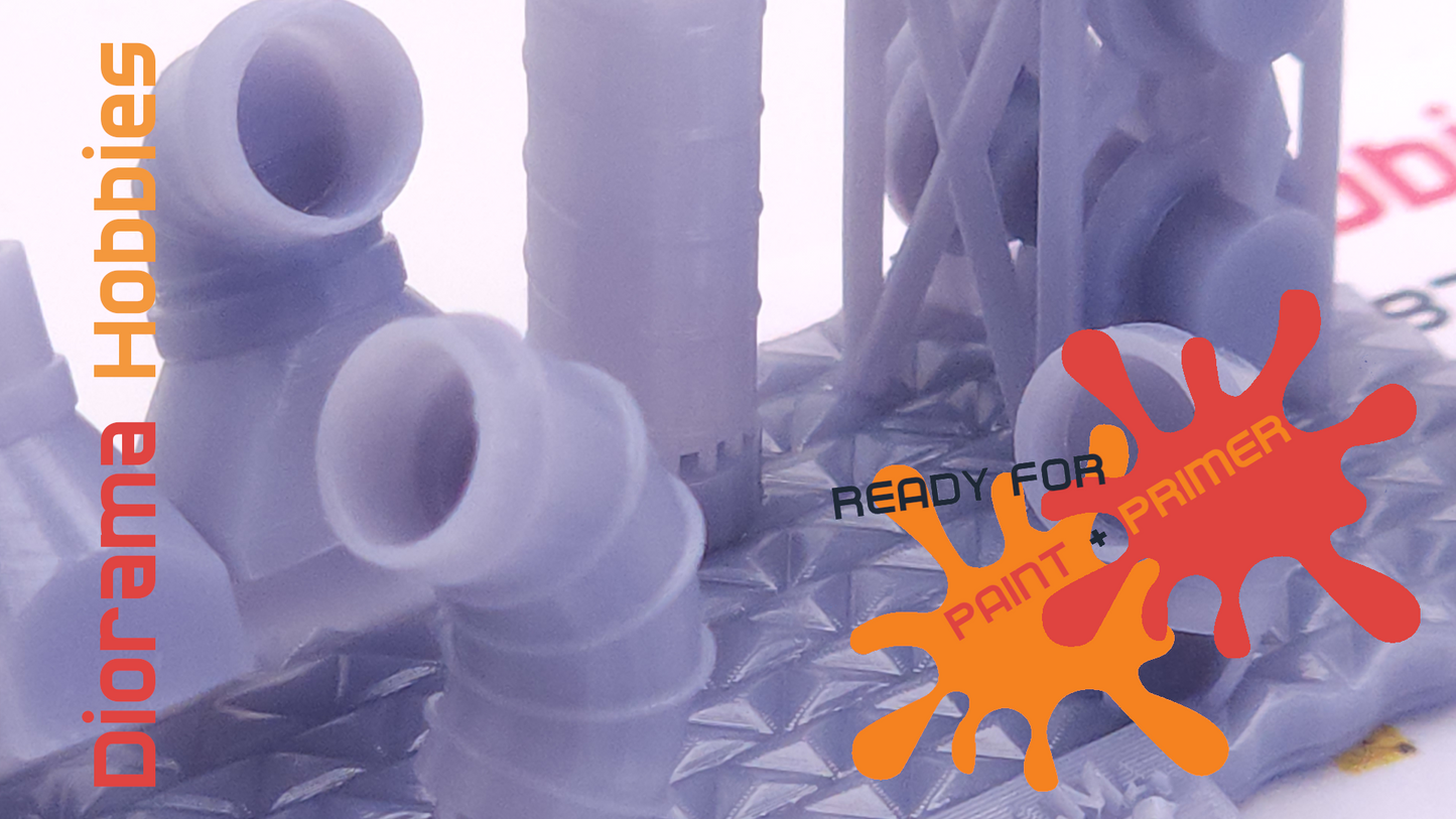 HVAC Kit 3 - Air Ducts & Air Conditioner HO Scale 1:87