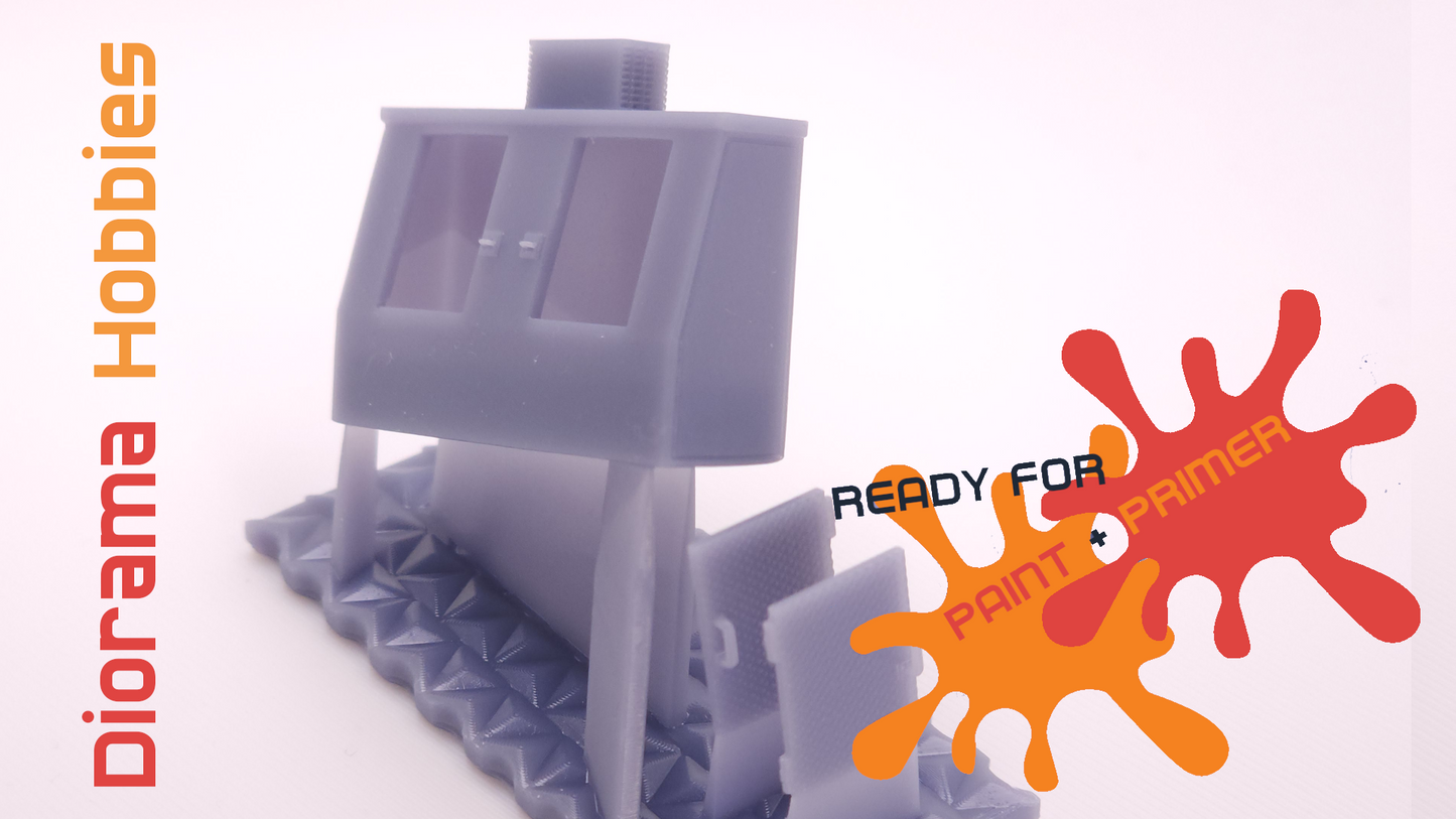 Ice Freezer Double Doors - HO, S and O Scales