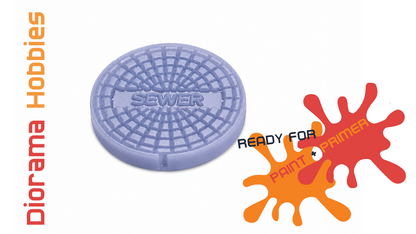 Manhole Covers HO, N, S and O Scales