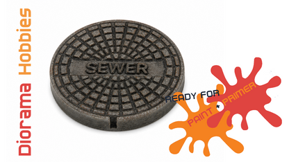 Manhole Covers HO, N, S and O Scales