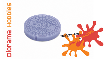 Manhole Covers for Water Utilities HO, N, S and O Scales
