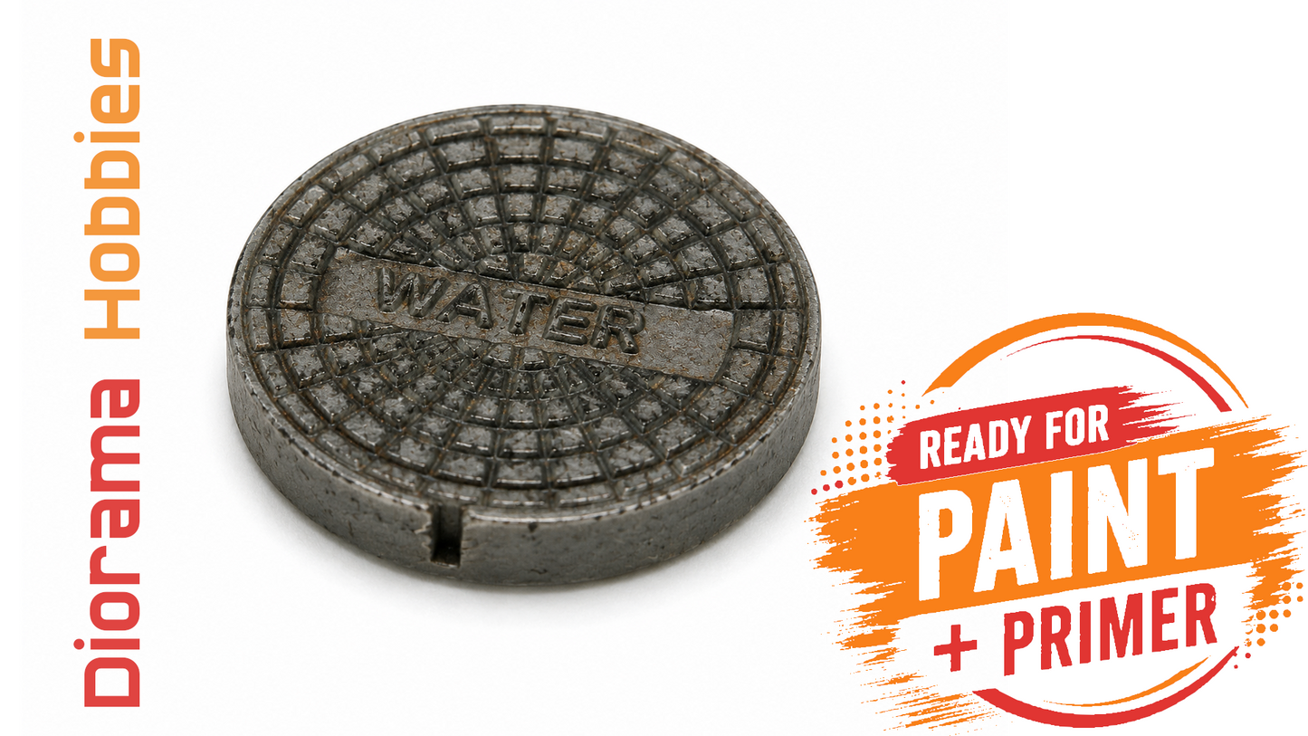 Manhole Covers for Water Utilities HO, N, S and O Scales