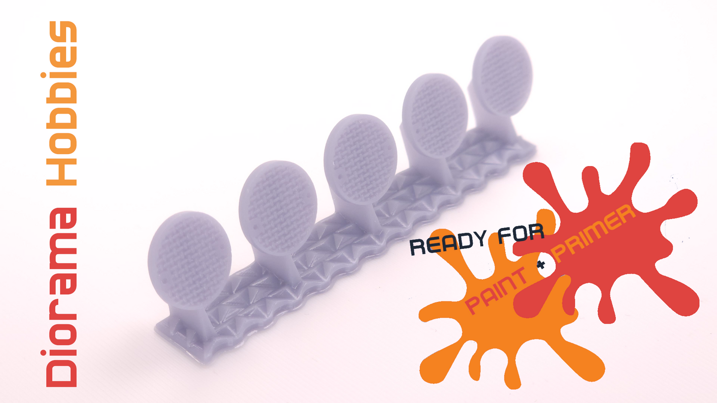 Manhole Covers (15 pack) HO, S and O Scales