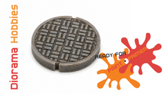Manhole Covers HO, N, S and O Scales