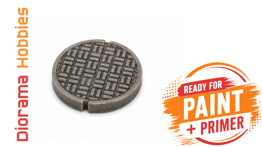 Manhole Covers HO, N, S and O Scales