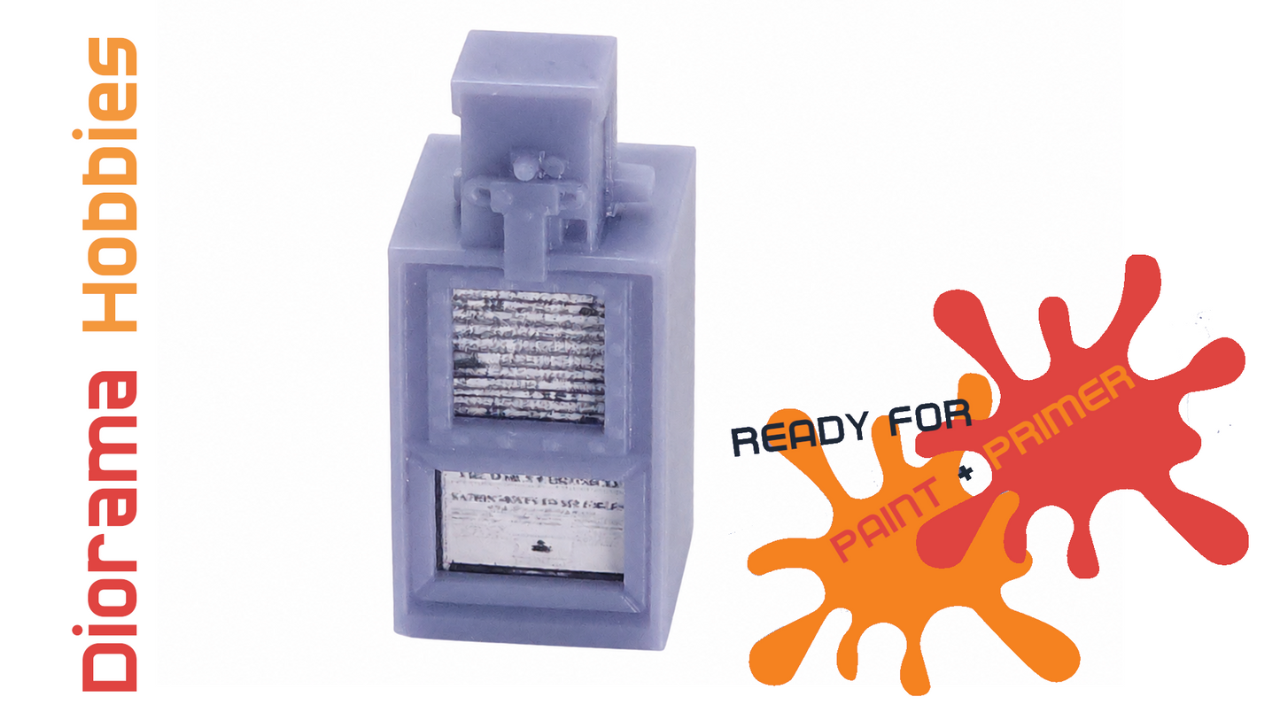 Newspaper Vending Machine - HO, S and O Scale