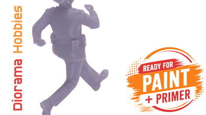 Running Police Officer (1910s–1940s) - HO, S and O Scales