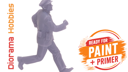 Running Police Officer (1910s–1940s) - HO, S and O Scales