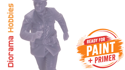 Running Police Officer (1910s–1940s) - HO, S and O Scales