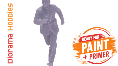 Running Police Officer (1910s–1940s) - HO, S and O Scales