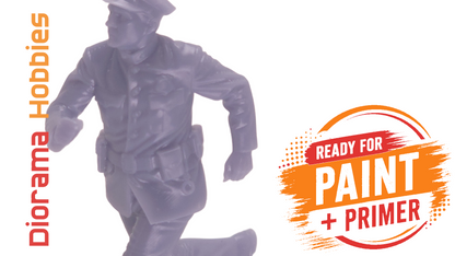 Running Police Officer (1910s–1940s) - HO, S and O Scales