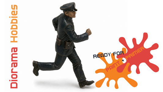 Running Police Officer (1910s–1940s) - HO, S and O Scales