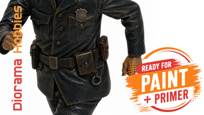 Running Police Officer (1910s–1940s) - HO, S and O Scales