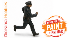 Running Police Officer (1910s–1940s) - HO, S and O Scales