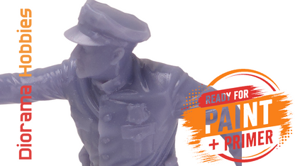 Police Officer in Pursuit (1910s–1940s) - N, HO, S and O Scales