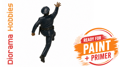 Police Officer in Pursuit (1910s–1940s) - N, HO, S and O Scales