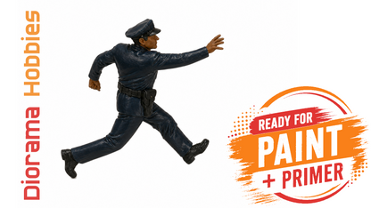 Police Officer in Pursuit (1910s–1940s) - N, HO, S and O Scales