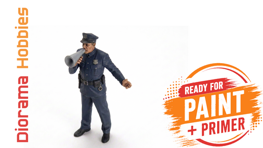Police Officer with Bullhorn [1910s - 1940s] - N, HO, S and O Scales