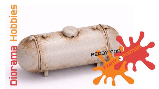 500 Gallon Propane Tank N, HO, S and O Scales