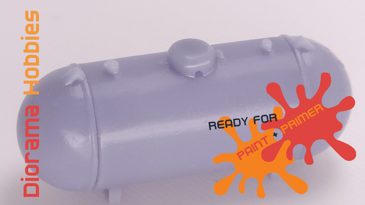 500 Gallon Propane Tank N, HO, S and O Scales