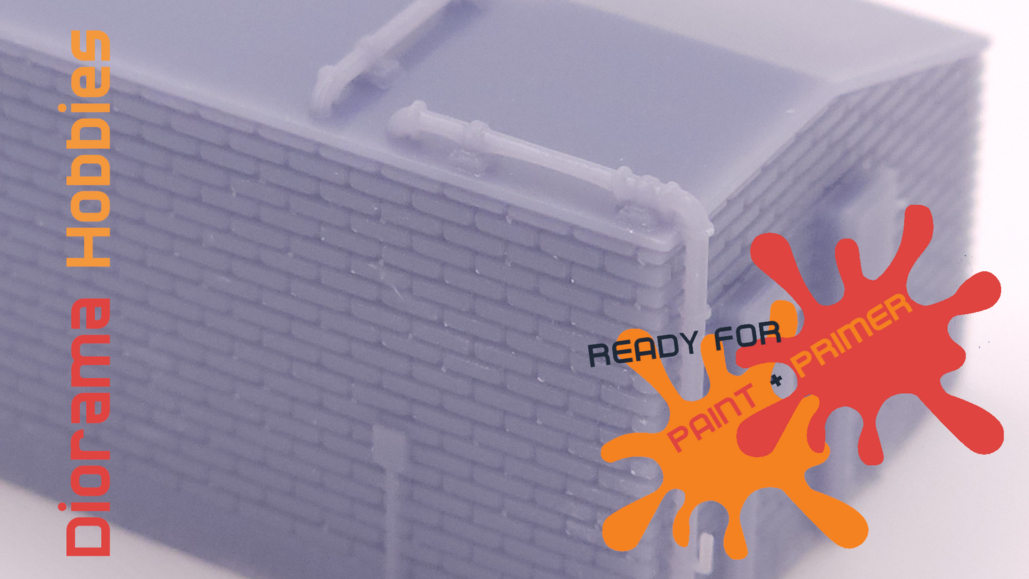 Corner Rooftop Access Structure - HO, N, S and O Scales