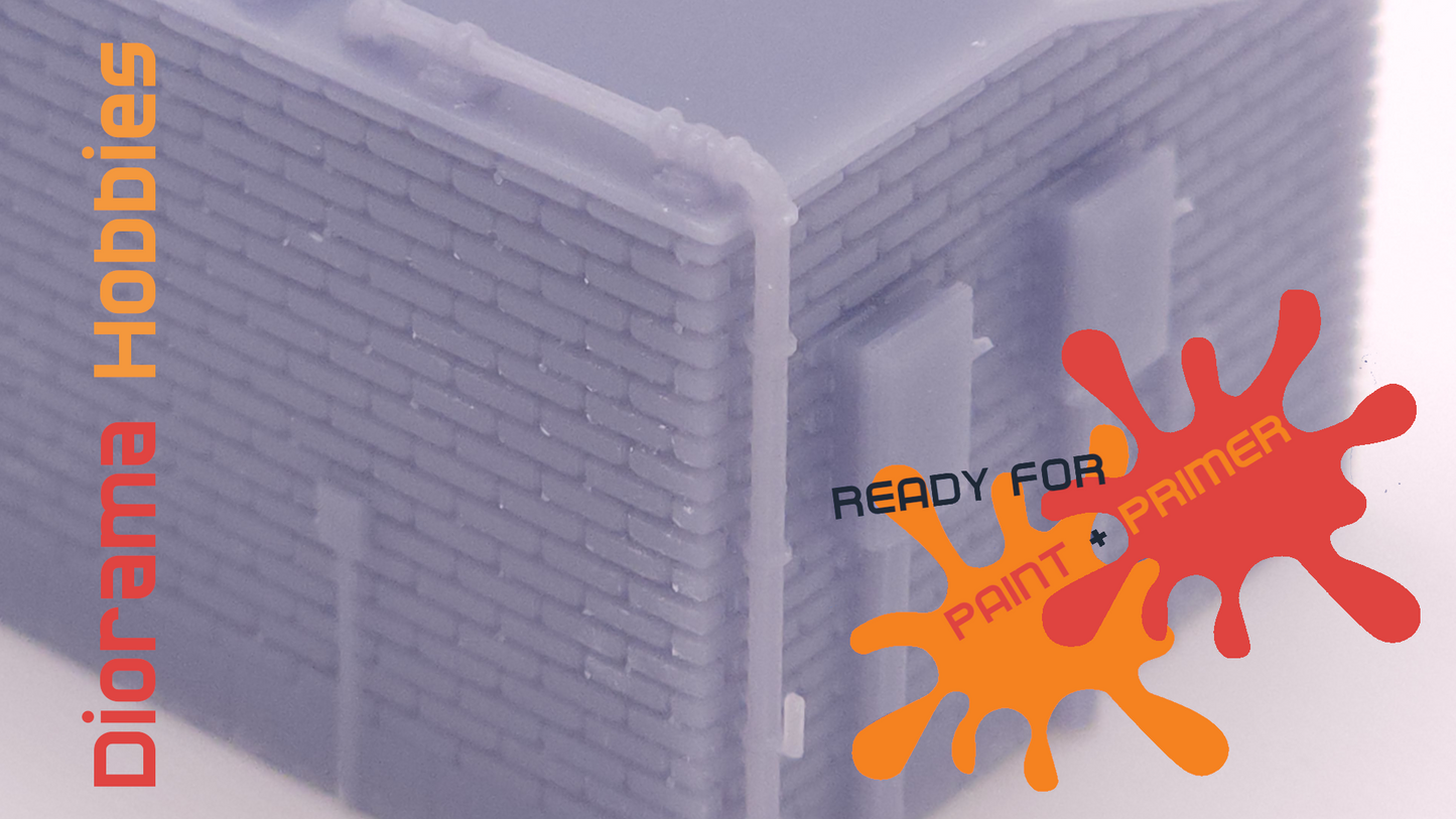 Corner Rooftop Access Structure - HO, N, S and O Scales