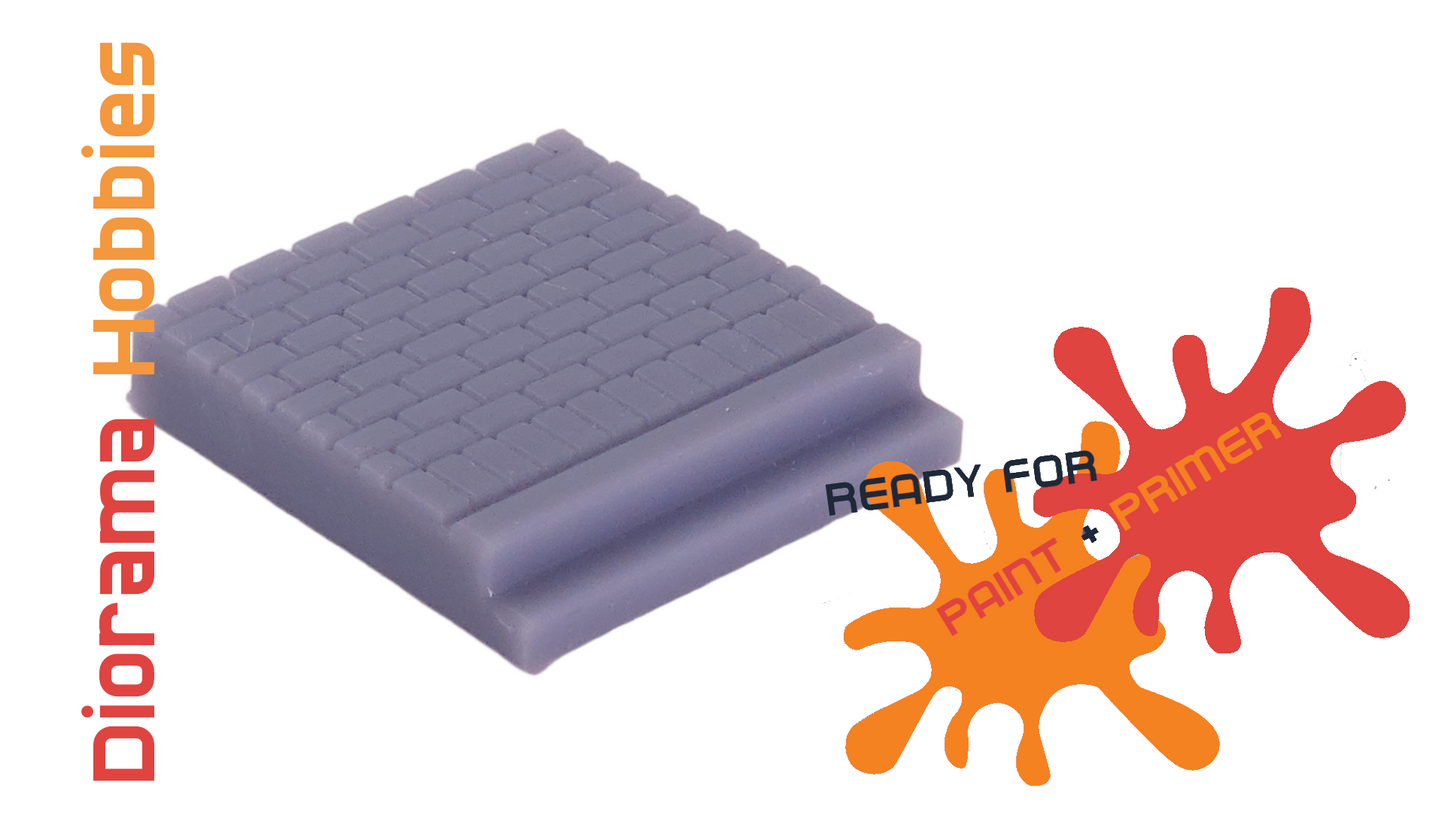 Sidewalk and Curb [Brick] - 5ft Sections