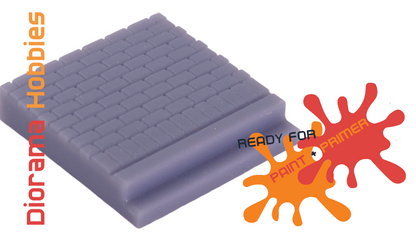 Sidewalk and Curb [Brick] - 5ft Sections