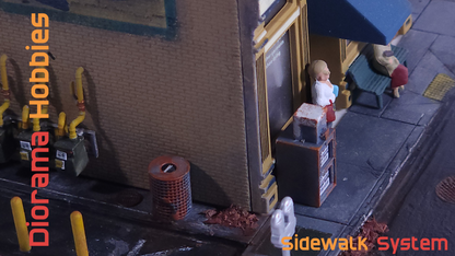 Sidewalk and Curb [Concrete] - 5ft Sections