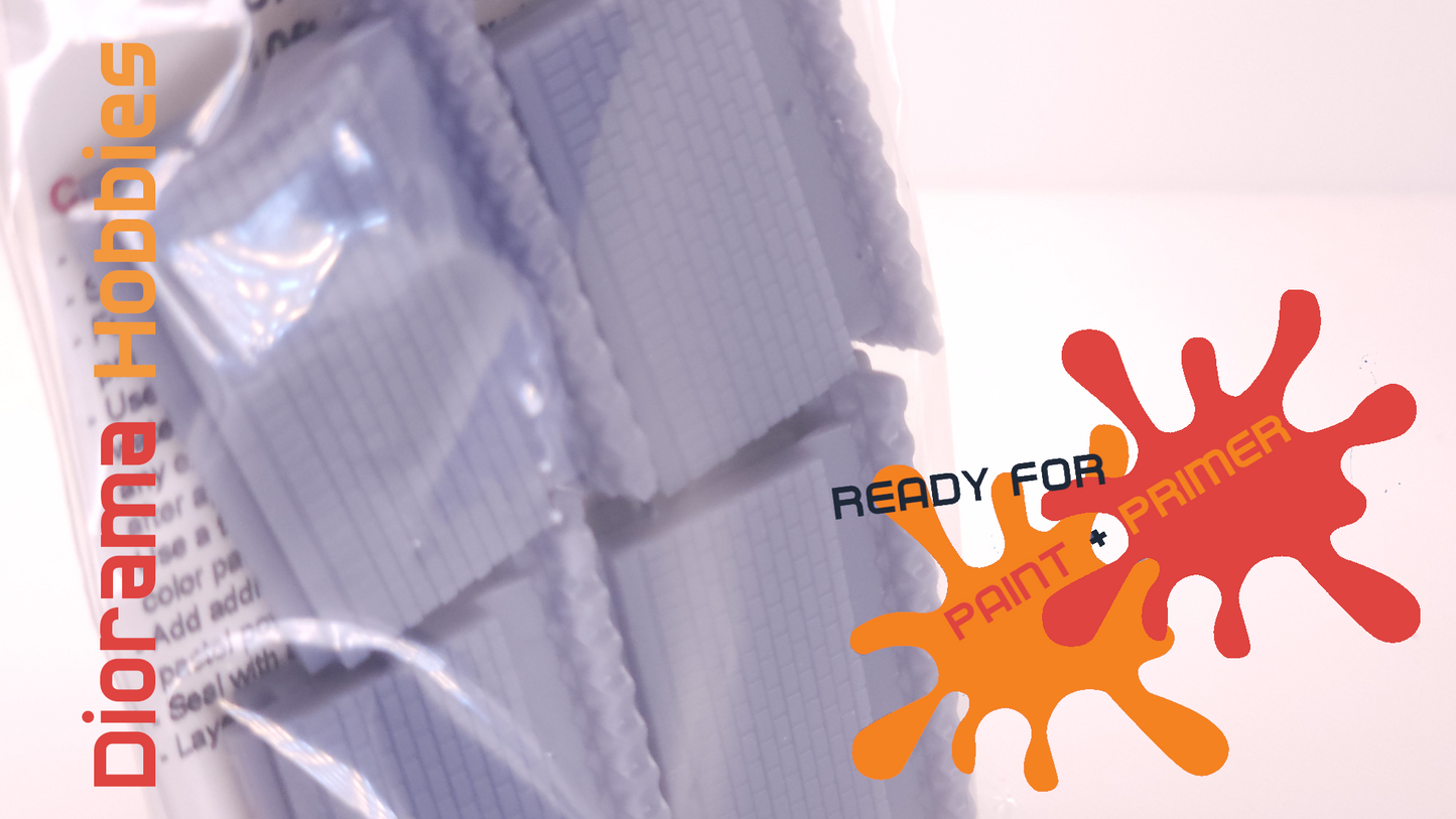 Sidewalk and Curb [Brick] - 10ft Sections